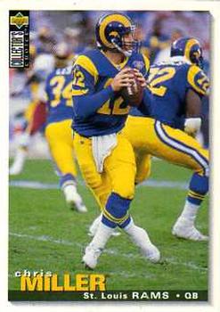 Chris Miller St. Louis Rams 1995 Upper Deck Collector's Choice #161